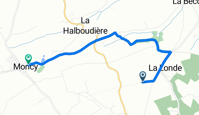Saint-Pierre-d'Entremont à Le Bourgnac, Moncy