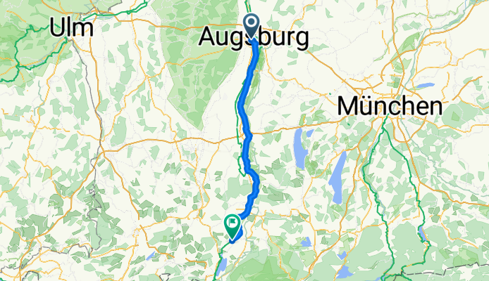 Augsburg - Lechbruck