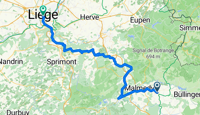 Von Waimes bis Lüttich