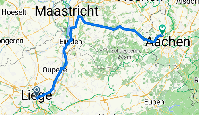 Von Lüttich bis Aachen