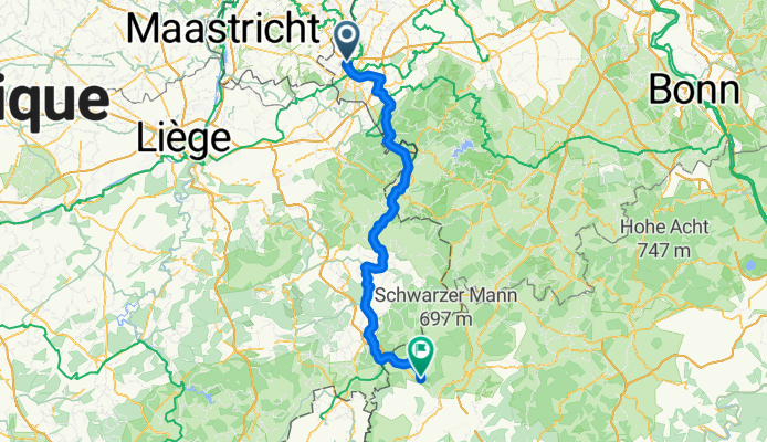 Von Aachen bis Sankt Vith