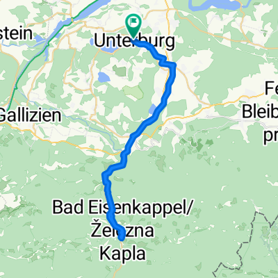 Georgibergstraße, St. Kanzian am Klopeiner See nach Georgibergstraße, St. Kanzian am Klopeiner See