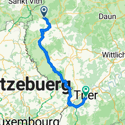 Von Sankt Vith bis Trier