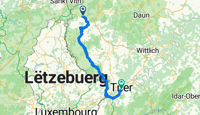 Von Sankt Vith bis Trier