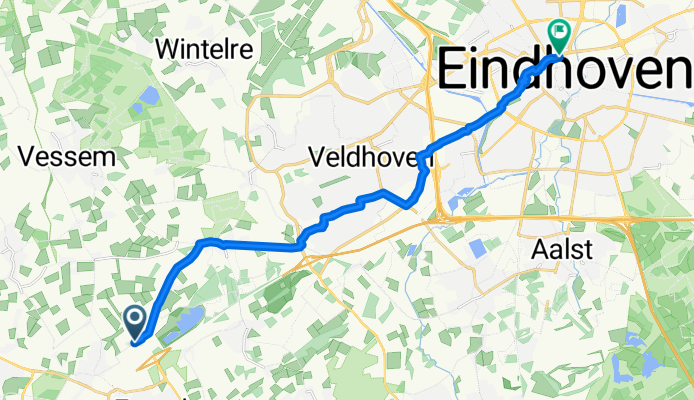 Meerheide, Eersel naar Neckerspoel, Eindhoven