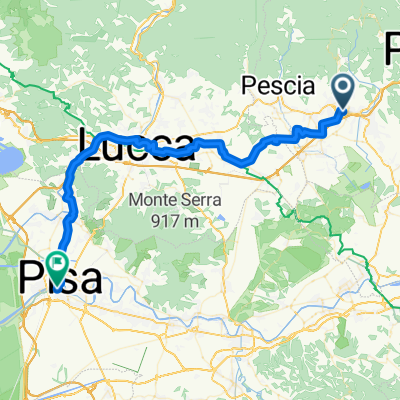 Montecatini-Terme to Pisa v3