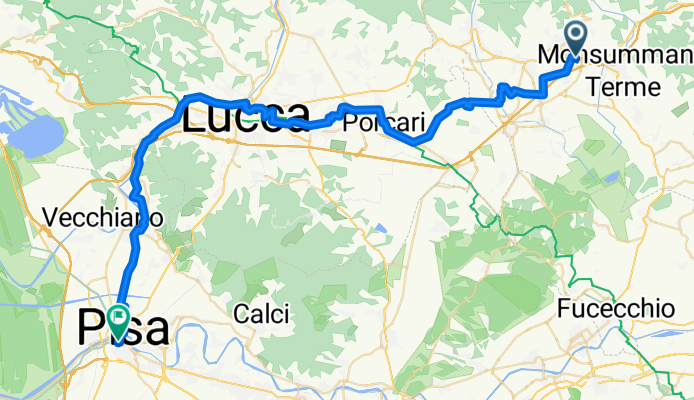Montecatini-Terme to Pisa v3