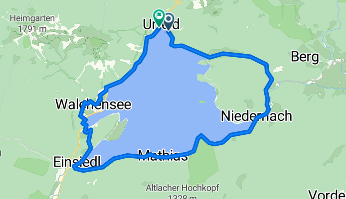 Rundkurs um den Walchensee