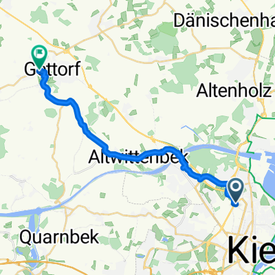 Neufeldtstraße, Kiel nach Hasselrott, Gettorf