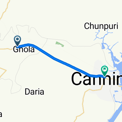 Baruipur - Canning Road to Canning- Herobhanga Road
