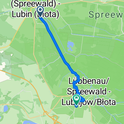 Steinkirchen, Lübben nach Lübbenau/Spreewald