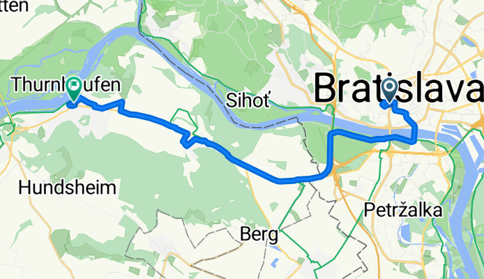 Pozsony - Hainburg an der Donau