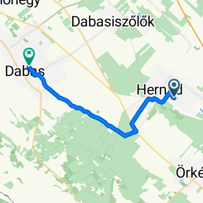Kossuth Lajos utca, Hernád - Határ utca, Dabas