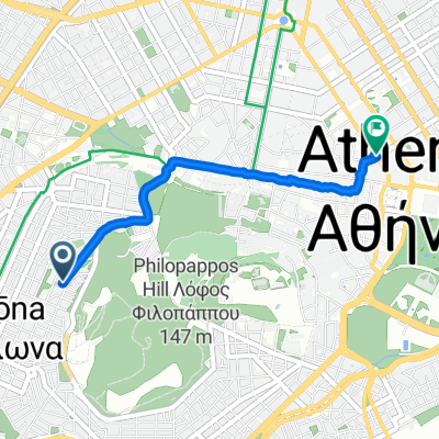 Τρώων, Athens to Σταδίου, Athens