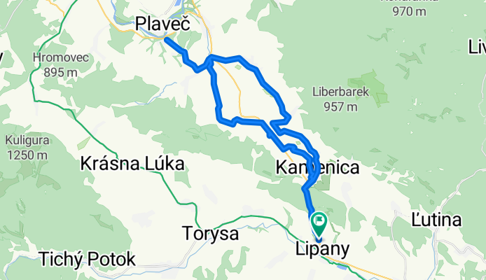 Lipany-Hrad Plaveč-Lipany