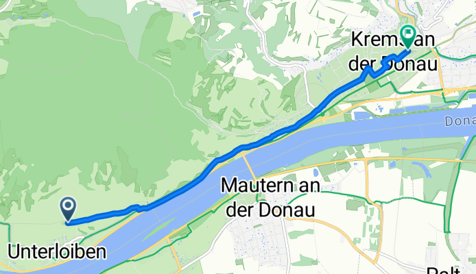 Unterloiben Kellergasse, Dürnstein nach Eisentürgasse, Krems an der Donau