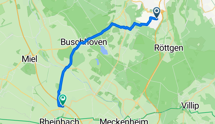 Celsiusstraße, Bonn nach Industriestraße, Rheinbach