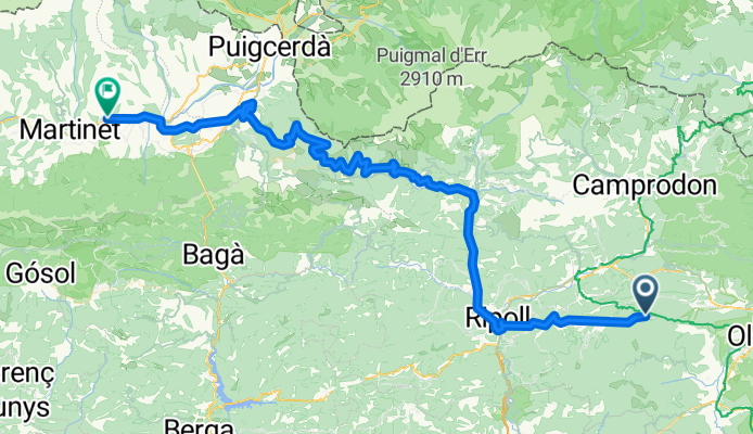 Sant Joan de les Abadesses - Bellver de Cerdanya