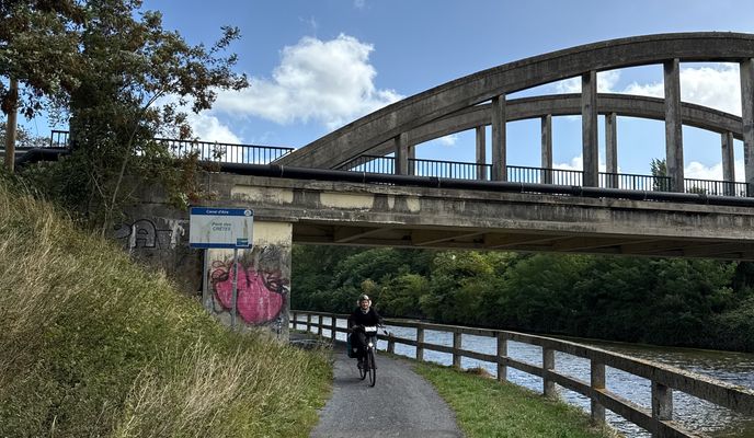 Photo 1 of the Bikemap route "Au Fil de l’Ô Étape 1 Lille - Saint Omer"