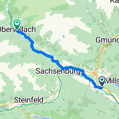 Spittal an der Drau Presserhofstraße to Obervellach