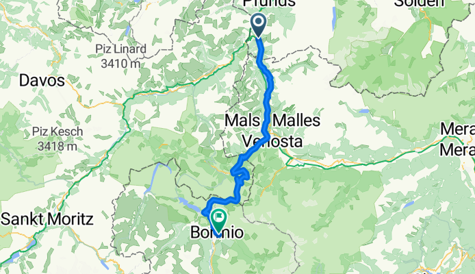 Von Nauders bis Menaggio