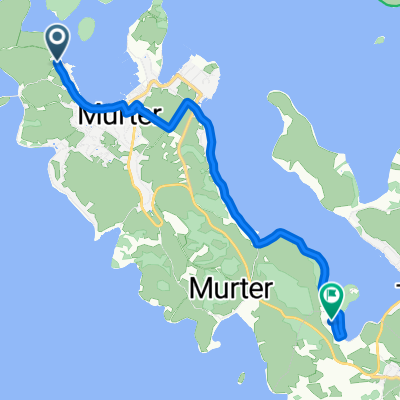 Težačka ulica, Murter nach Jezera