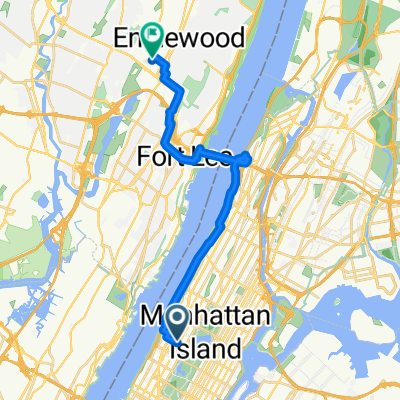 W 85th St, New York to Humphrey St, Englewood