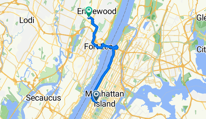 W 85th St, New York to Humphrey St, Englewood