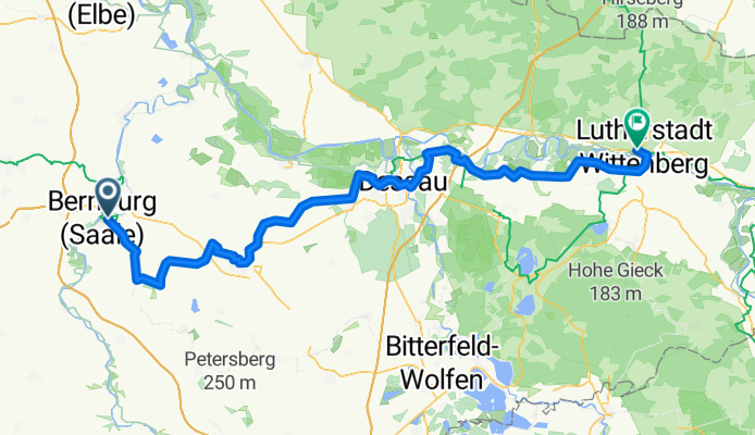 Bahnhofstraße nach Dessauer Straße