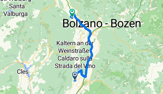 Sonngart nach Tramin