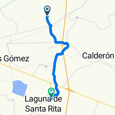 Soledad de Graciano Sánchez a Calle Fragoso, Laguna de Santa Rita