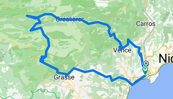 FRANCIA_124_2101_Sortie longue ride 🚲 st laurent du var, moyenne corniche les pugets, vence , col de vence, greolieres, thorenc village,  col de castellaras...