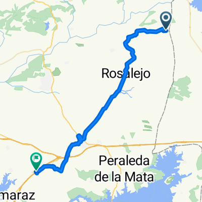 Plaza Mayor Pueblonue, Pueblonuevo de Miramontes to Belvís de Monroy