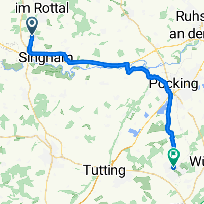 Von Bad Griesbach im Rottal bis Bad Füssing