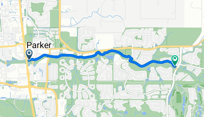 South Parker Road to Canterberry Parkway