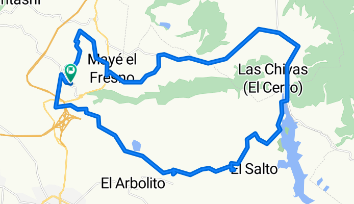 Route el arenal por el salto