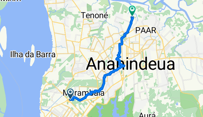 Rota desde Avenida Pedro Álvares Cabral