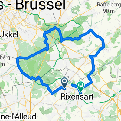 Wikiloc - Rix-LaHulpe-ForetSoigne-Tervuren-overijse