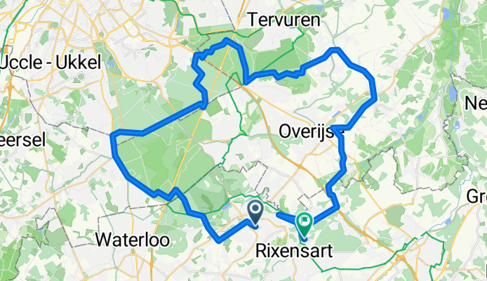 Wikiloc - Rix-LaHulpe-ForetSoigne-Tervuren-overijse