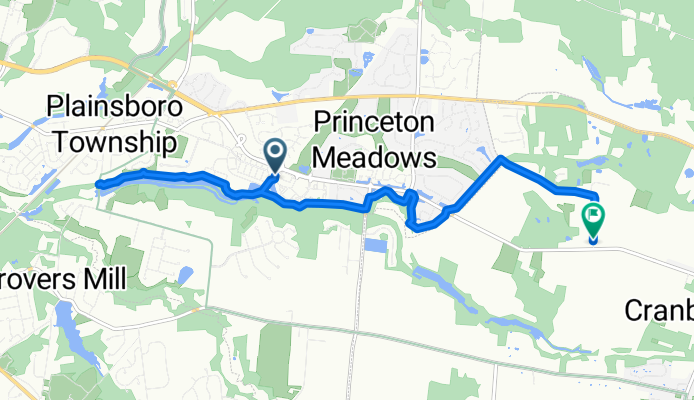 Plainsboro Rd, Plainsboro to Petty Rd, Cranbury