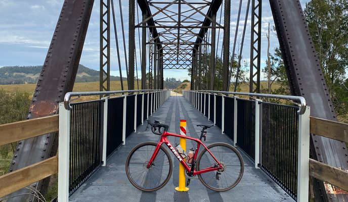 Photo 1 of the Bikemap route "NRRT - Lismore to Bentley rtn"