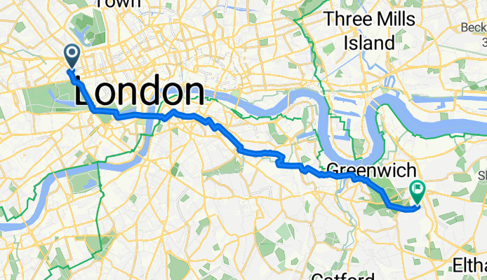 Seymour Place, London to Kidbrooke Grove, London