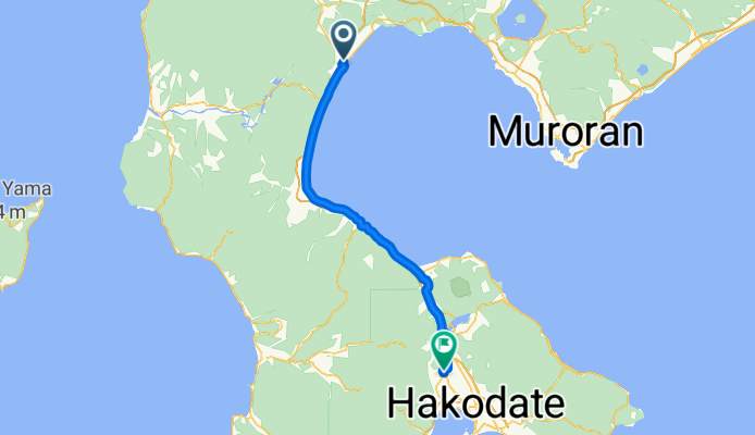 センター通り, 長万部町へ国道227号, 北斗市