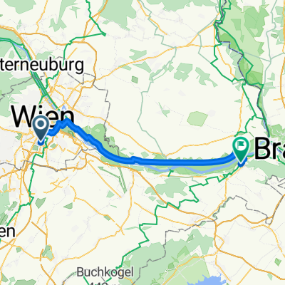 Van-der-Nüll-Gasse, Вена до Wienerstraße, Bad Deutsch-Altenburg
