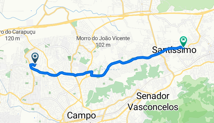 De Rua Projetada A a Rua Domo de Florença