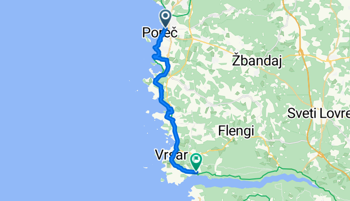 De Ulica Ivana Matetića Ronjgova a Stancija Crljenka