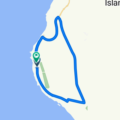 Route in Jazaer Beach