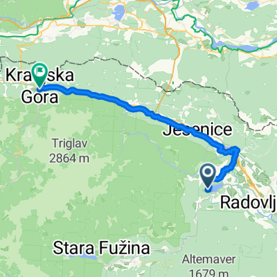 Bled, Bled to Vitranška ulica, Kranjska Gora