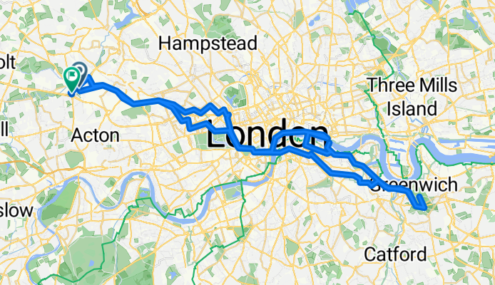 Huxley Gardens, London to Hanger Lane, London