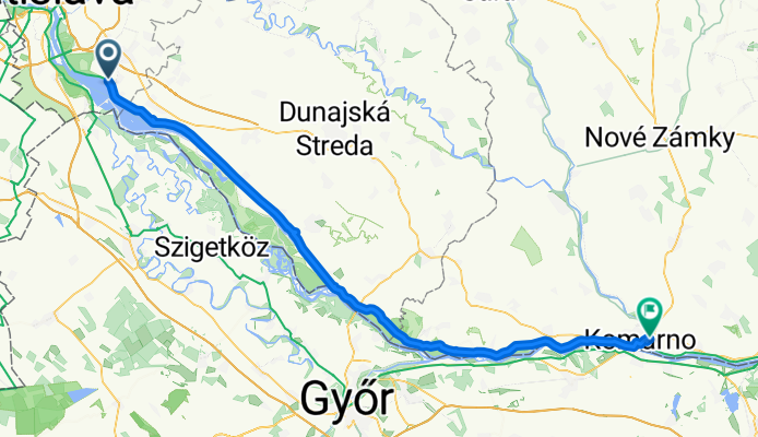 Dunajská Lužná - Komárno